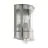 Eglo Applique Murale Tribano Acier Acier Inoxydable | IP44 - Convient pour 1x E27 - Détecteur de Mouvement et de Lumière